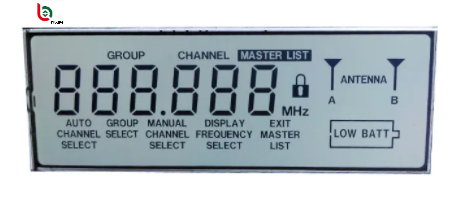 6 Digit 7 Segment LCD Display with 50 Pin