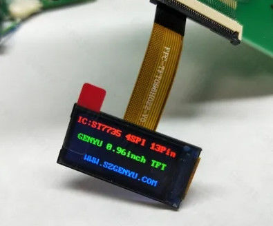 Compact 0.96 Inch TFT Display 80x160 Pixels 14 Pin LCD Display ZIF Connect SPI Interface