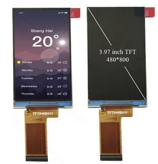3.97 Inch LCD TFT Screen Free Angle 480x800 Pixels GC9503 Custom TFT Display