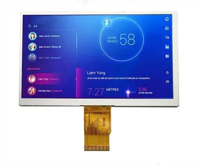 NV3030B LED Backlit TFT LCD Display 7 Inch TFT Display 800×480 Pixels