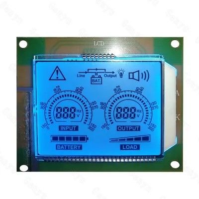 3.3V-5V Seven Segment LCD Display  TN LCD Display Blue Backlight HT1621 COB Module