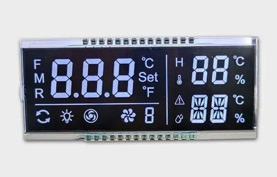 VA Black LCD Display Screen 5V LCD Display PIN Connect With White Backlight