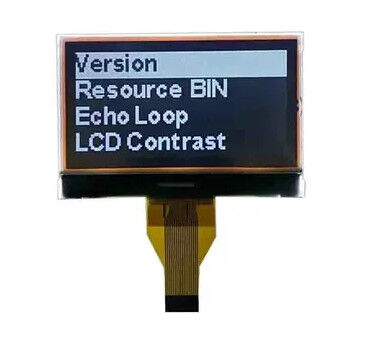 DFSTN 2.4 Inch 128x64 Dot Matrix LCD Display with SPI Interface COG LCD Module for Handheld Devices