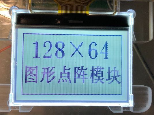128X64 FSTN LCD Cog Display Ringan 32PIN Chip On Glass LCD Display