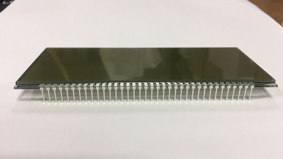 BBI Monochrome LCD Display HTN Positive Polarizer 102.00mm*34.50mm with 12 O'Clock Viewing Direction and 3.0V Driving Voltage