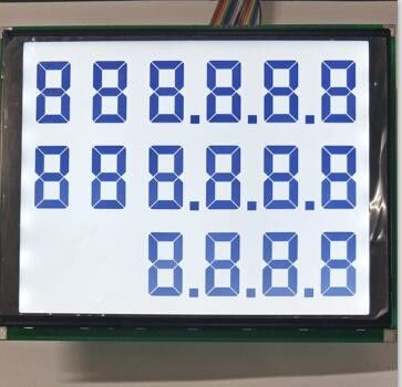 6 O'clock Monochrome LCD Panel , Dot Matrix LCD Display 160x128