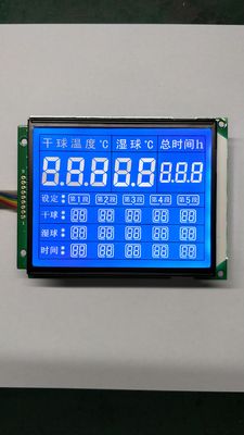 8x2 Character Monochrome LCD Display , 3.3V Mono LCD Screen TN / STN LCD Panel