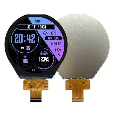 3.4  Inch MIPI LVDS LCD Display , Color Round TFT Display BBI340001B0