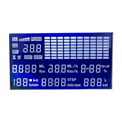 3.3V-5V Seven Segment LCD Display  TN LCD Display Blue Backlight HT1621 COB Module