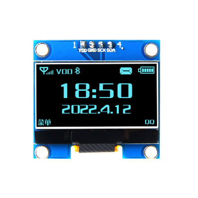 1.7 Inch 128 * 64 LCD Display FFSTN Negative 1.8V 21 PIN LCD Display Parallel Interface