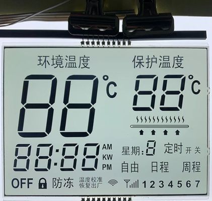 2.9 Inch 128x64 LCD Display FSTN Black White Transflective 18 Pin LCD Display SPI Interface