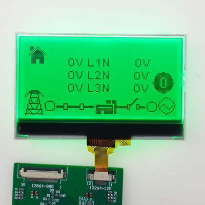 128 X 64 Graphic LCD Module Stn Positive Display Module18 Pins 12864 LCD Screen