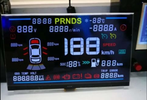 Customize Glass LCD Display Module Vatn Tn Htn  Va Temperature Segment LCD Display