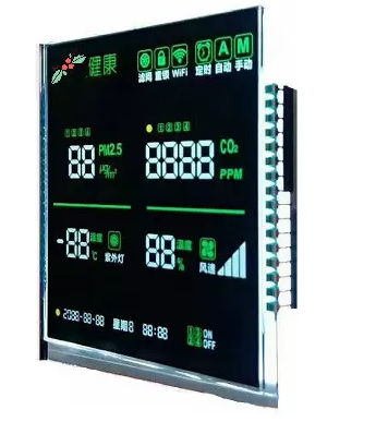3.5V VA LCD Display Transmissive Monochrome Numeric Screen Seven Segment Digit LCD Module