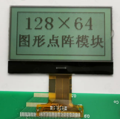 2.4 Inch LCD Screen FSTN 128x64 LCD Display Transflective 8 Bit Parallel 27PIN