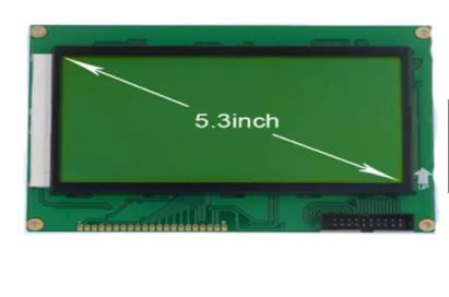5.3 Inch Graphic LCD Module 240 X 128 Resolution STN Negative
