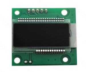 Customized 7 Segment LCD Display HTN Blue Background White Backlight SMT_HT1621
