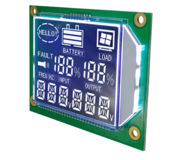 7 Segment LCD Display BTN Negative White Digits HT1621 Driver PIN Connect