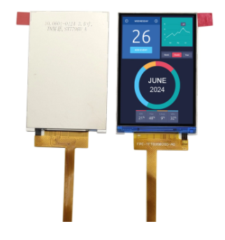 3.5 Inch TFT LCD screen 320x480 Resolution ST7796U Driver 12 O'Clock