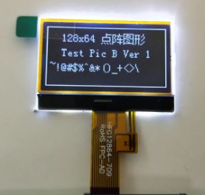 1.46 Inch 128x64 Graphic LCD Display with UC1701 Controller and 3.3V Operating Voltage for Clear FSTN Negative Viewing