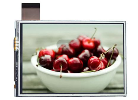 3.5 Inch High Brightness TFT LCD Screen with Resistive Touchscreen and 16/18/24 Bit RGB Interface