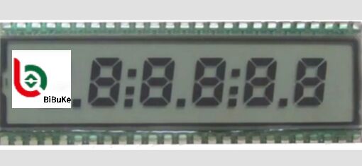 Custom HTN LCD Display Module with LED Backlight for Electronic Meter Applications