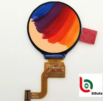 1.28 Inch Round TFT LCD Display with 240x240 Resolution GC9A01 Driver IC and SPI Interface