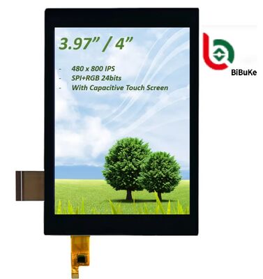 4 Inch TFT LCD Display with Capacitive Touch Screen and IPS All Viewing Angles