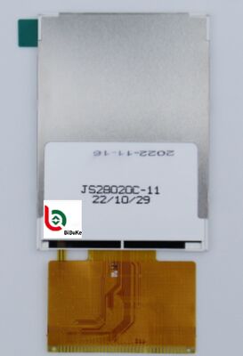 2.8 Inch 240x320 TFT LCD Display with MCU 8/16bit Interface and 262K Display Color