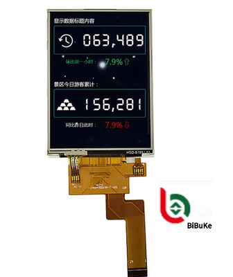 2.4-Inch IPS TFT LCD Display with 240x320 Resolution and MCU Interface for Easy Integration