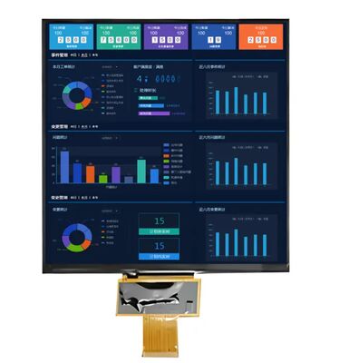 7.6 Inch TFT LCD Display with 1000 Nits Brightness and 800x800 Pixels IPS Screen