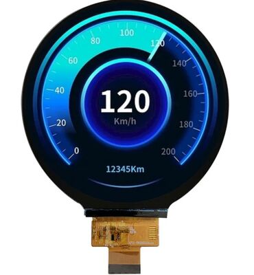 4 Inch Round TFT LCD Display with 720x720 Resolution, 1000 Nits Brightness, and MIPI Interface