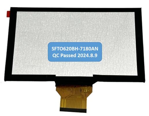 6.2 Inch 1024x600 Pixels TFT LCD Display Module with 1000 cd/m2 Brightness IPS Screen Panel