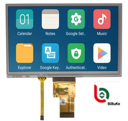 9 Inch TFT LCD Screen with 800*480 Resolution and Resistive Touch Screen for Industrial Applications