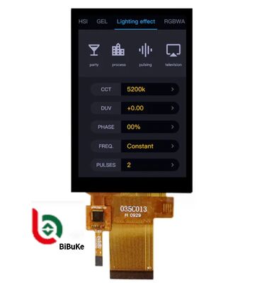 3.5 Inch MCU Interface TFT LCD Display with Capacitive Touch Screen and ILI9488 Driver