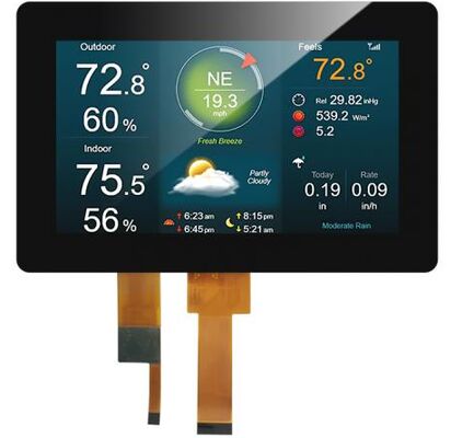 7 Inch 1024x600 IPS Full Viewing Angle TFT LCD Display with MIPI Interface and Capacitive Touch Screen