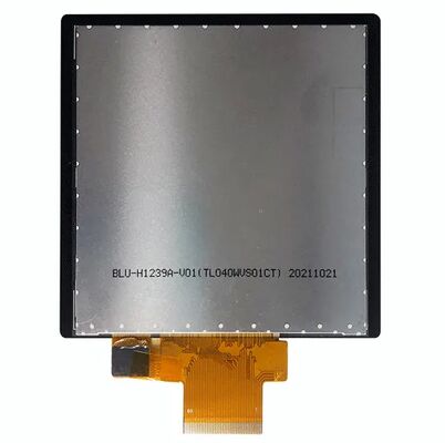 4 Inch Square 480x480 Dots PCAP Touch TFT LCD Display with 40 Pins RGB+SPI Interface