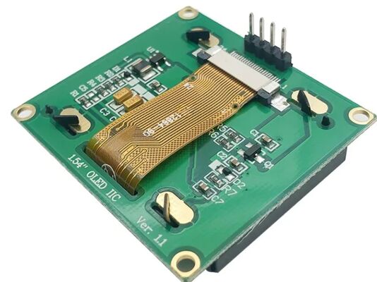 1.54 Inch Graphic OLED Display with 128x64 Dots Resolution and I2C Interface