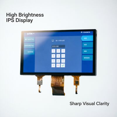 7-Inch IPS High Brightness 1024*600 Dots RGB Interface With CTP TFT LCD Display