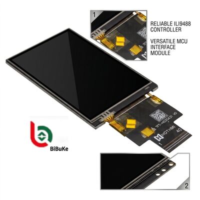 3.5-inch 320x480 RGB ILI9488 MCU Interface TFT LCD Display Module with 16.7M Colors