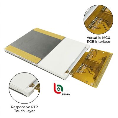 2.4 Inch 240x320 QVGA TFT LCD Display with RTP Touch Screen and MCU/RGB Interface