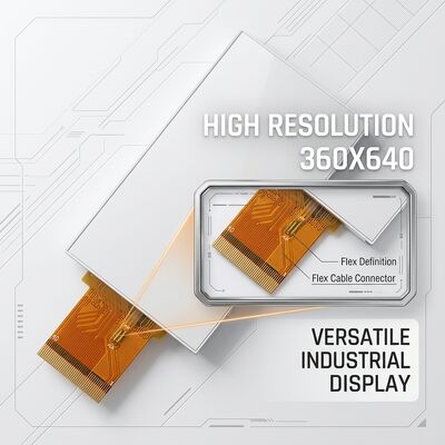 3-inch 360x640 RGB IPS Panel with Wide Temperature TFT LCD Display Module