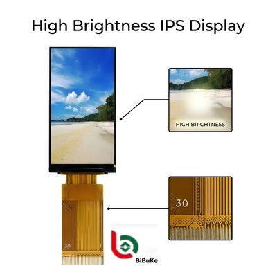 1.9-Inch High Brightness 800 cd/m2 IPS LCD Display with SPI & MCU Interface for Industrial Applications
