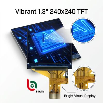1.3 Inch 240x240 Dot Matrix Free Viewing Angle SPI LCD TFT Screen Display Module
