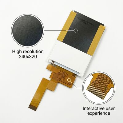 2.4 Inch TFT LCD Display with QVGA 240x320 Resolution and Resistive Touch Screen
