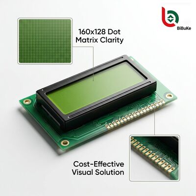 Transflective Monochrome LCD Display 160X128 Dot Matrix LCD Screen