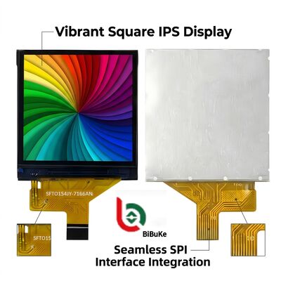 1.54 Inch Square IPS TFT LCD Screen with 240x240 Resolution and SPI Interface
