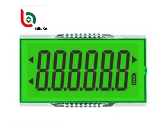 OEM ODM HTN Seven Segment LCD Display with Metal Pin Connector for Industrial and Vehicle Applications