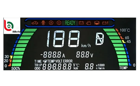 Ultra Wide Operating Temperature TN Negative Transmissive LCD Display with All Viewing Angles and Customizable Backlight