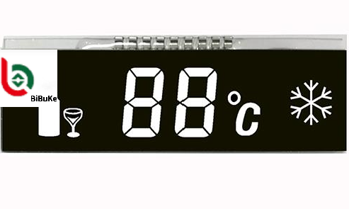 White Blue Backlight VATN Monochrome LCD Screen 